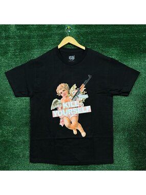 G59 Records x The Suicideboys Kill Yourself AK Cherub Hip-Hop T-Shirt Large